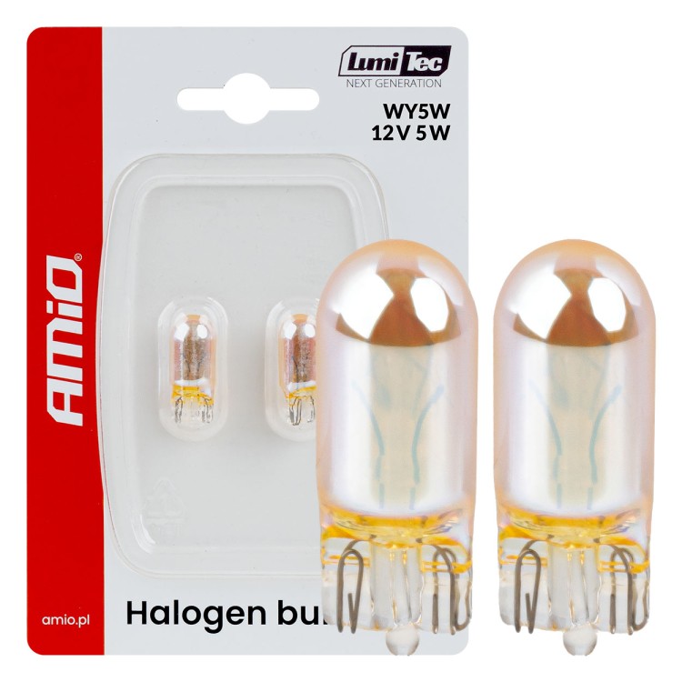 Amio – Λάμπες Αλογόνου WY5W W2.1x9.5d Καρφωτές 12V 5W Πορτοκαλί Lumitec για Φλας & Καθαρή Σήμανση – Σετ 2 Τεμ. (04626/AM) Amio – Λάμπες Αλογόνου WY5W W2.1x9.5d Καρφωτές 12V 5W Πορτοκαλί Lumitec για Φλας & Καθαρή Σήμανση – Σετ 2 Τεμ. (04626/AM)