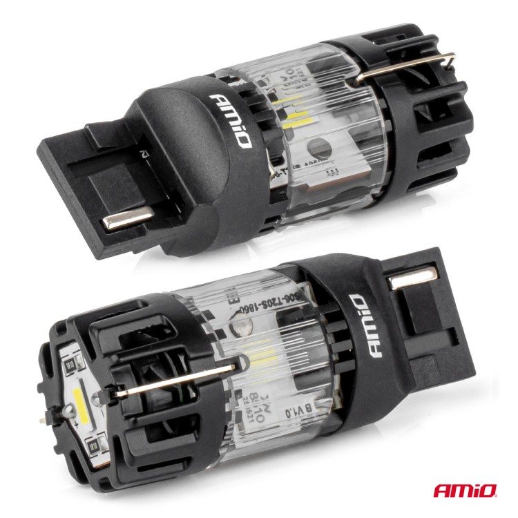 Amio – LED CSP T20S W21W 7440 Καρφωτό 12V 66W 4800lm 6500K Full CANBUS για Όπισθεν & Ισχυρό Φως – 1 Τεμ. (04686/AM) Amio – LED CSP T20S W21W 7440 Καρφωτό 12V 66W 4800lm 6500K Full CANBUS για Όπισθεν & Ισχυρό Φως – 1 Τεμ. (04686/AM)