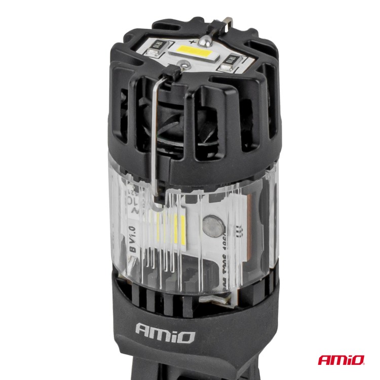 Amio – LED CSP T20S W21W 7440 Καρφωτό 12V 66W 4800lm 6500K Full CANBUS για Όπισθεν & Ισχυρό Φως – 1 Τεμ. (04686/AM) Amio – LED CSP T20S W21W 7440 Καρφωτό 12V 66W 4800lm 6500K Full CANBUS για Όπισθεν & Ισχυρό Φως – 1 Τεμ. (04686/AM)