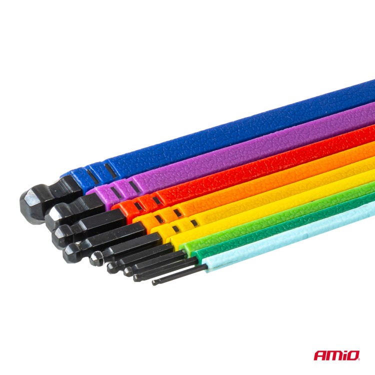 Amio – Κλειδιά Allen Imbus CR-V 1.5-10mm με Μύτες & Αντάπτορα Heavy Duty για Σταθερή Τοποθέτηση Εργαλείου & Καθημερινή Χρήση – Σετ 18 Τεμ. (04787/AM) Amio – Κλειδιά Allen Imbus CR-V 1.5-10mm με Μύτες & Αντάπτορα Heavy Duty για Σταθερή Τοποθέτηση Εργαλείου & Καθημερινή Χρήση – Σετ 18 Τεμ. (04787/AM)