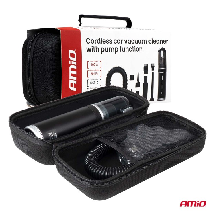 Amio – Ασύρματο Σκουπάκι Χειρός 100W 20kPa με Αντλία & USB-C Heavy Duty για Καθημερινή Χρήση & Ισχυρό Καθαρισμό – 1 Τεμ. (04785/AM) Amio – Ασύρματο Σκουπάκι Χειρός 100W 20kPa με Αντλία & USB-C Heavy Duty για Καθημερινή Χρήση & Ισχυρό Καθαρισμό – 1 Τεμ. (04785/AM)