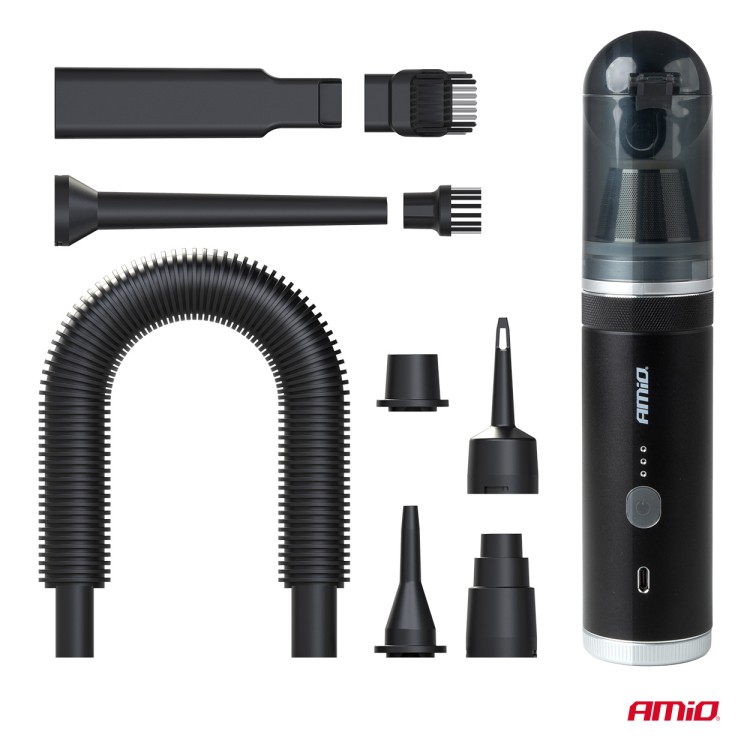 Amio – Ασύρματο Σκουπάκι Χειρός 100W 20kPa με Αντλία & USB-C Heavy Duty για Καθημερινή Χρήση & Ισχυρό Καθαρισμό – 1 Τεμ. (04785/AM) Amio – Ασύρματο Σκουπάκι Χειρός 100W 20kPa με Αντλία & USB-C Heavy Duty για Καθημερινή Χρήση & Ισχυρό Καθαρισμό – 1 Τεμ. (04785/AM)