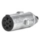 Amio – Πρίζα Κοτσαδόρου 24V 7PIN Type N Αλουμινίου Heavy Duty για Ασφαλή Σύνδεση & Καθημερινή Χρήση – 1 Τεμ. (04790/AM)