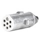 Amio – Πρίζα Κοτσαδόρου 24V 7PIN Type S Αλουμινίου Heavy Duty για Ασφαλή Σύνδεση & Καθημερινή Χρήση – 1 Τεμ. (04791/AM)