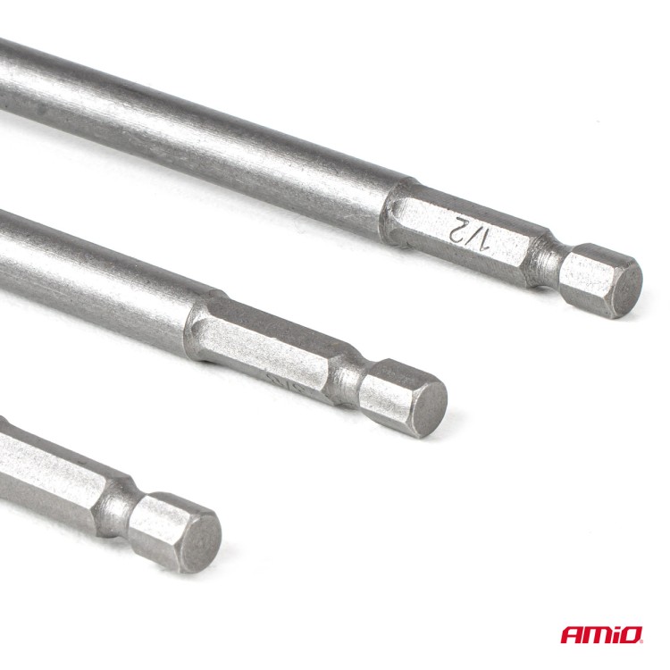 Amio – Προσαρμογείς HEX 1/4" σε Καρυδάκια 1/4" 3/8" 1/2" Heavy Duty για Σταθερή Τοποθέτηση & Καθημερινή Χρήση – Σετ 6 Τεμ. (04781/AM) Amio – Προσαρμογείς HEX 1/4" σε Καρυδάκια 1/4" 3/8" 1/2" Heavy Duty για Σταθερή Τοποθέτηση & Καθημερινή Χρήση – Σετ 6 Τεμ. (04781/AM)
