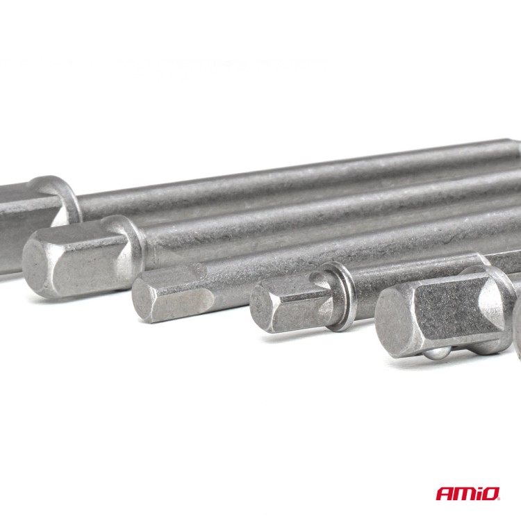 Amio – Προσαρμογείς HEX 1/4" σε Καρυδάκια 1/4" 3/8" 1/2" Heavy Duty για Σταθερή Τοποθέτηση & Καθημερινή Χρήση – Σετ 6 Τεμ. (04781/AM) Amio – Προσαρμογείς HEX 1/4" σε Καρυδάκια 1/4" 3/8" 1/2" Heavy Duty για Σταθερή Τοποθέτηση & Καθημερινή Χρήση – Σετ 6 Τεμ. (04781/AM)