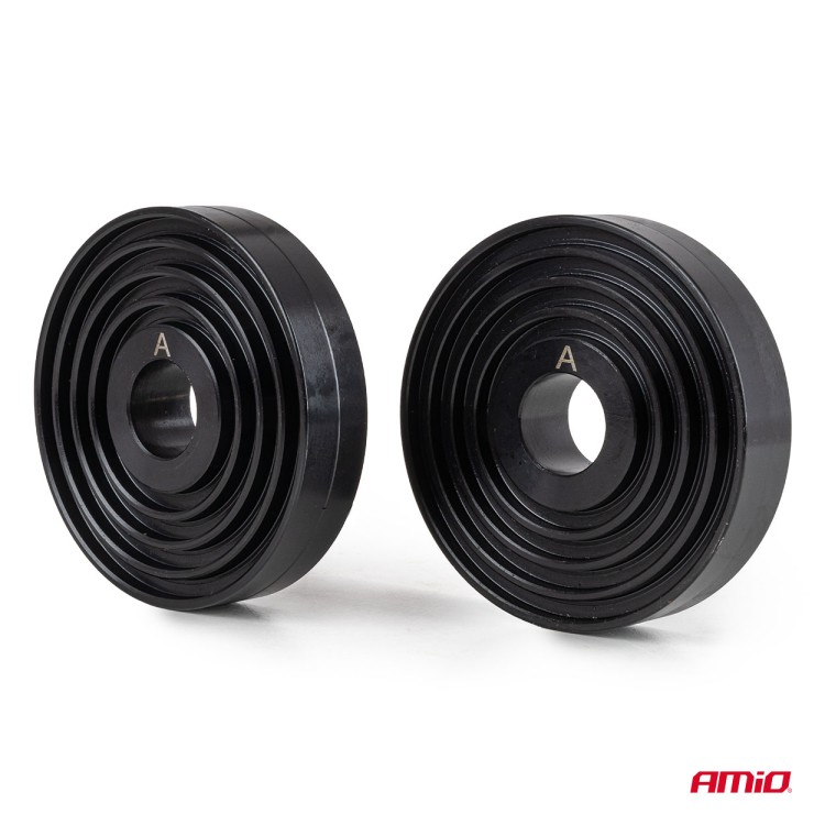 Amio – Σετ Εργαλείων Ρουλεμάν Τροχού & Silent Blocks Heavy Duty για Αφαίρεση και Εγκατάσταση με Ασφαλή Χρήση – Σετ 26 Τεμ. (04772/AM) Amio – Σετ Εργαλείων Ρουλεμάν Τροχού & Silent Blocks Heavy Duty για Αφαίρεση και Εγκατάσταση με Ασφαλή Χρήση – Σετ 26 Τεμ. (04772/AM)