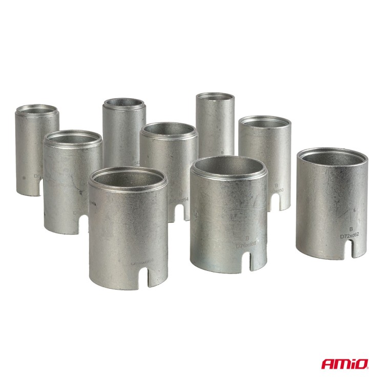 Amio – Σετ Εργαλείων Ρουλεμάν Τροχού & Silent Blocks Heavy Duty για Αφαίρεση και Εγκατάσταση με Ασφαλή Χρήση – Σετ 26 Τεμ. (04772/AM) Amio – Σετ Εργαλείων Ρουλεμάν Τροχού & Silent Blocks Heavy Duty για Αφαίρεση και Εγκατάσταση με Ασφαλή Χρήση – Σετ 26 Τεμ. (04772/AM)