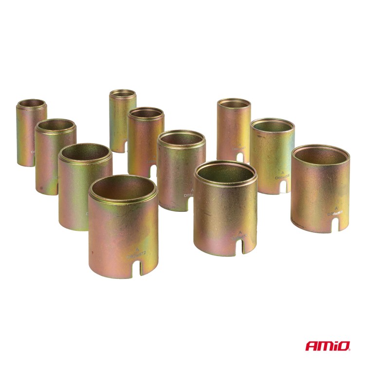 Amio – Σετ Εργαλείων Ρουλεμάν Τροχού & Silent Blocks Heavy Duty για Αφαίρεση και Εγκατάσταση με Ασφαλή Χρήση – Σετ 26 Τεμ. (04772/AM) Amio – Σετ Εργαλείων Ρουλεμάν Τροχού & Silent Blocks Heavy Duty για Αφαίρεση και Εγκατάσταση με Ασφαλή Χρήση – Σετ 26 Τεμ. (04772/AM)