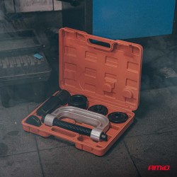 Amio – Πρέσα Σφαιρικών Αρθρώσεων Ανάρτησης Heavy Duty σε Βαλιτσάκι για Αφαίρεση και Εγκατάσταση με Ασφαλή Χρήση – Σετ 10 Τεμ. (04766/AM) Amio – Πρέσα Σφαιρικών Αρθρώσεων Ανάρτησης Heavy Duty σε Βαλιτσάκι για Αφαίρεση και Εγκατάσταση με Ασφαλή Χρήση – Σετ 10 Τεμ. (04766/AM)