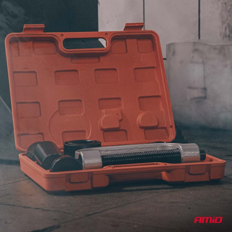 Amio – Πρέσα Σφαιρικών Αρθρώσεων Ανάρτησης Heavy Duty σε Βαλιτσάκι για Αφαίρεση και Εγκατάσταση με Ασφαλή Χρήση – Σετ 10 Τεμ. (04766/AM) Amio – Πρέσα Σφαιρικών Αρθρώσεων Ανάρτησης Heavy Duty σε Βαλιτσάκι για Αφαίρεση και Εγκατάσταση με Ασφαλή Χρήση – Σετ 10 Τεμ. (04766/AM)