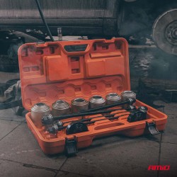 Amio – Σετ Εργαλείων Ρουλεμάν Τροχού & Silent Blocks Heavy Duty για Αφαίρεση και Εγκατάσταση με Ασφαλή Χρήση – Σετ 26 Τεμ. (04772/AM) Amio – Σετ Εργαλείων Ρουλεμάν Τροχού & Silent Blocks Heavy Duty για Αφαίρεση και Εγκατάσταση με Ασφαλή Χρήση – Σετ 26 Τεμ. (04772/AM)
