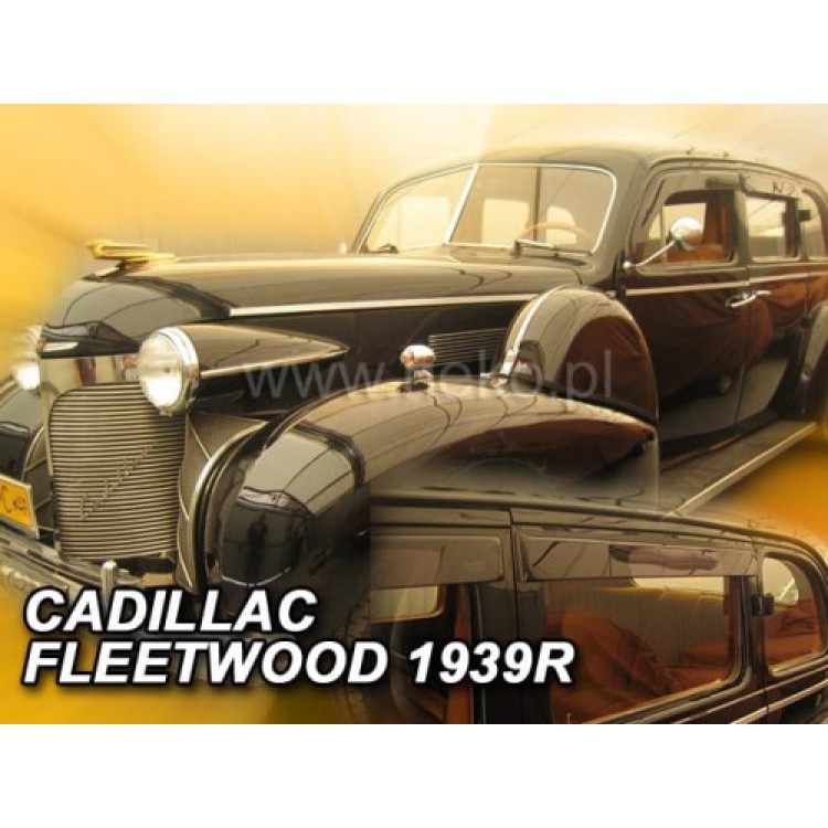 Heko – Εξωτερικοί Ανεμοθραύστες Παραθύρων για Cadillac Fleetwood Series 75 Limousine 5πορτο 10/1937 > 09/1940 (Εμπρός & Πίσω) – 4 Τεμ. (ANEM.SET10609)