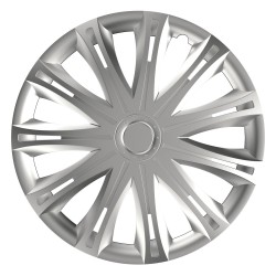 Amio - Τάσι Spark 15'' ασημί (με διάμετρο για σήμα 4,5cm) για Επιβατικά Αυτοκίνητα - 1 τεμ. (11084/AM)