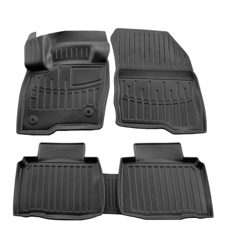 Race Axion - Πατάκια Για Ford Edge (SBF) 2014> 5πορτο Λάστιχο Σκαφάκια Προστατευτικά Με Κουμπώματα Για Επιβατικά Αυτοκίνητα - 5 τεμ. (5007275/ST)