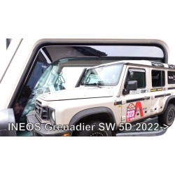 Heko - Ανεμοθραύστες Παραθύρων Για Ineos Grenadier Station Wagon 2022 > 5πορτο υλικό Acrylic Χρώμα Φιμέ - 2 τεμ. (ΑΝΕΜ.10702)