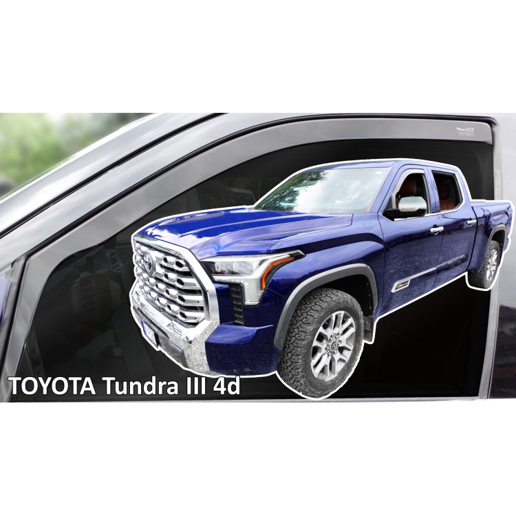 Heko - Ανεμοθραύστες Παραθύρων Για Toyota Tundra CrewMax (XK70) 2021 > 4πορτο υλικό Acrylic Χρώμα Φιμέ - 2 τεμ. (ΑΝΕΜ.29690) Heko - Ανεμοθραύστες Παραθύρων Για Toyota Tundra CrewMax (XK70) 2021 > 4πορτο υλικό Acrylic Χρώμα Φιμέ - 2 τεμ. (ΑΝΕΜ.29690)