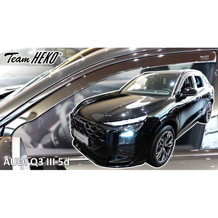 Heko - Ανεμοθραύστες Παραθύρων Για Audi Q3 2025 > 5πορτο υλικό Acrylic Χρώμα Φιμέ - 2 τεμ. (ΑΝΕΜ.20203) Heko - Ανεμοθραύστες Παραθύρων Για Audi Q3 2025 > 5πορτο υλικό Acrylic Χρώμα Φιμέ - 2 τεμ. (ΑΝΕΜ.20203)