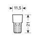 T10 W5W 24V W2,1x9,5d 24lm 6SMD LED ΠΟΡΤΟΚΑΛΙ (ΚΑΡΦΩΤΟ-ΔΙΠΛΗΣ ΠΟΛΙΚΟΤΗΤΑΣ CAN-BUS) 2ΤΕΜ.