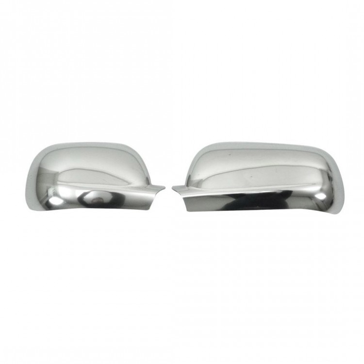ΚΑΠΑΚΙΑ ΚΑΘΡΕΠΤΩΝ ΓΙΑ SEAT IBIZA 5D 1999-2002 /TOLEDO/ CORDOBA/ BORA/ GOLF 4/ PASSAT ΧΡΩΜΙΟΥ ΑΣΥΜΜΕΤΡΑ ΣΑΤΙΝΕ ΠΛΑΣΤΙΚΑ - 2 ΤΕΜ.
