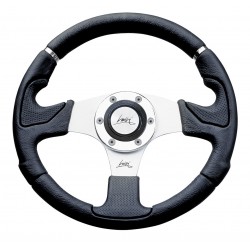 ΤΙΜΟΝΙ KOBRA EVO 320mm ΜΑΥΡΟ/ΑΣΗΜΙ ΚΕΝΤΡΟ LUISI ΤΙΜΟΝΙ KOBRA EVO 320mm ΜΑΥΡΟ/ΑΣΗΜΙ ΚΕΝΤΡΟ LUISI