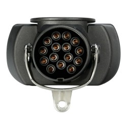 ΑΝΤΑΠΤΟΡΑΣ ΦΟΡΤΗΓΟΥ ΔΙΠΛΟΣ 24V 15pin (ISO12098)> 1 TYPE N (ISO1185)+1 TYPE S (ISO 3731) ERICH JAEGER LAMPA - 1 TEM.
