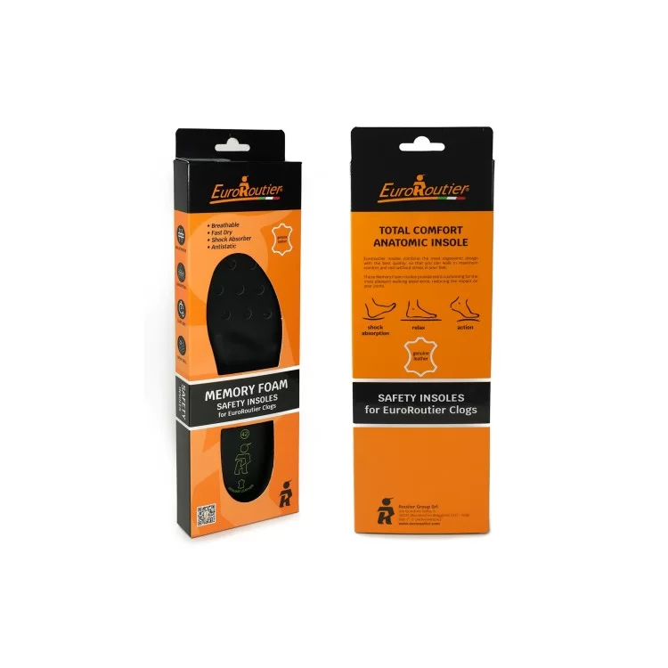 Ανατομικοί Πάτοι Memory Foam από την Euroroutier σε μέγεθος EU43/UK9 σε Μαύρο Χρώμα για Παπούτσια Ασφαλείας και Εργασίας Ανατομικοί Πάτοι Memory Foam από την Euroroutier σε μέγεθος EU43/UK9 σε Μαύρο Χρώμα για Παπούτσια Ασφαλείας και Εργασίας