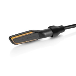 ΦΛΑΣ MOTO PROJECT 002 ΜΑΥΡΑ 12V COB LED TECHNOLOGY PARAXITE - 2 ΤΕΜ.