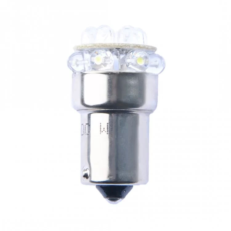 R10W 12V BA15s LED 12xFlux 5mm ΚΙΤΡΙΝΟ (ΜΟΝΟΠΟΛΙΚΟ) M-TECH - 1 ΤΕΜ. R10W 12V BA15s LED 12xFlux 5mm ΚΙΤΡΙΝΟ (ΜΟΝΟΠΟΛΙΚΟ) M-TECH - 1 ΤΕΜ.