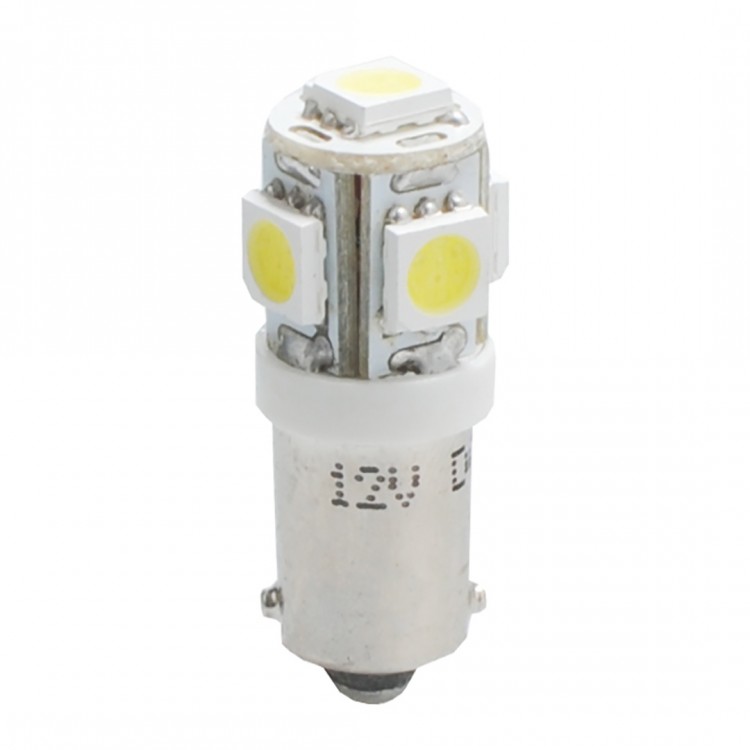 T4W 12V 1,2W BA9s (ΜΙΝΙΟΝ) LED 5xSMD5050 ΛΕΥΚΟ 1ΤΕΜ. M-TECH T4W 12V 1,2W BA9s (ΜΙΝΙΟΝ) LED 5xSMD5050 ΛΕΥΚΟ 1ΤΕΜ. M-TECH