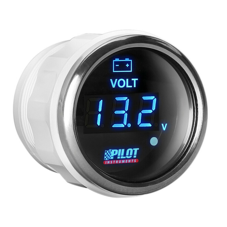 ΒΟΛΤΟΜΕΤΡΟ ΨΗΦΙΑΚΟ ΜΑΥΡΟ ΜΕ ΛΕΥΚΟ ΦΩΣ BLACK DIGITAL SERIES 9-32V 52mm ΒΟΛΤΟΜΕΤΡΟ ΨΗΦΙΑΚΟ ΜΑΥΡΟ ΜΕ ΛΕΥΚΟ ΦΩΣ BLACK DIGITAL SERIES 9-32V 52mm