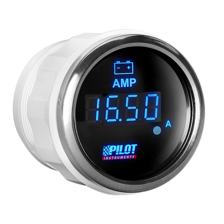 ΑΜΠΕΡΟΜΕΤΡΟ ΨΗΦΙΑΚΟ ΜΑΥΡΟ ΜΕ ΛΕΥΚΟ ΦΩΣ BLACK DIGITAL SERIES 9-32V 52mm ΑΜΠΕΡΟΜΕΤΡΟ ΨΗΦΙΑΚΟ ΜΑΥΡΟ ΜΕ ΛΕΥΚΟ ΦΩΣ BLACK DIGITAL SERIES 9-32V 52mm