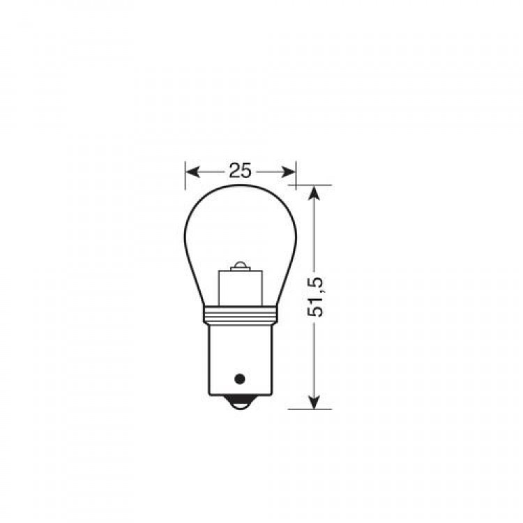 P21W 9-32V BA15s CREE MEGA-LED16 180lm ΔΙΑΘΛΑΣΗΣ ΛΕΥΚΟ (ΜΟΝΟΠΟΛΙΚΟ) BLISTER 2ΤΕΜ.