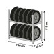 ΣΤΑΝΤ 6>10 ΕΛΑΣΤΙΚΩΝ ΜΕΤΑΛΛΙΚΟ 100x118x45cm  (MAX 290 kg)