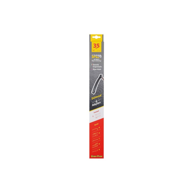 ΥΑΛΟΚΑΘΑΡΙΣΤΗΡΑΣ GRAN PREE SPEED MULTI-FIT ΜΕ 6 ΑΝΤΑΠΤΟΡΕΣ 35CM 14'' LAMPA - 1 TEM. ΥΑΛΟΚΑΘΑΡΙΣΤΗΡΑΣ GRAN PREE SPEED MULTI-FIT ΜΕ 6 ΑΝΤΑΠΤΟΡΕΣ 35CM 14'' LAMPA - 1 TEM.