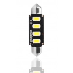 ΛΑΜΠΑΚΙΑ ΠΛΑΦΟΝΙΕΡΑΣ C5W/C10W 12V 2W SV8,5 41mm CAN-BUS+RADIATOR LED 4xSMD5730 ΛΕΥΚΟ 1ΤΕΜ. M-TECH ΛΑΜΠΑΚΙΑ ΠΛΑΦΟΝΙΕΡΑΣ C5W/C10W 12V 2W SV8,5 41mm CAN-BUS+RADIATOR LED 4xSMD5730 ΛΕΥΚΟ 1ΤΕΜ. M-TECH