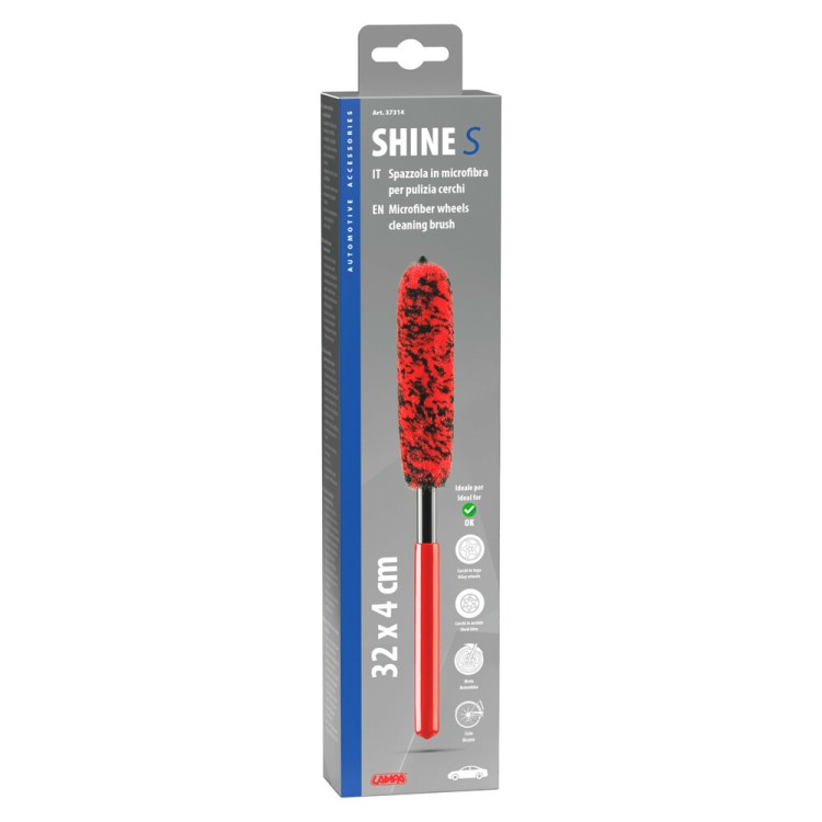 ΒΟΥΡΤΣΑ ΠΛΥΣΙΜΑΤΟΣ SHINE ΓΙΑ ΖΑΝΤΕΣ/ΤΑΣΙΑ ΜΙΚΡΟΦΙΜΠΡΑ (S) 32x4cm LAMPA - 1 ΤΕΜ.