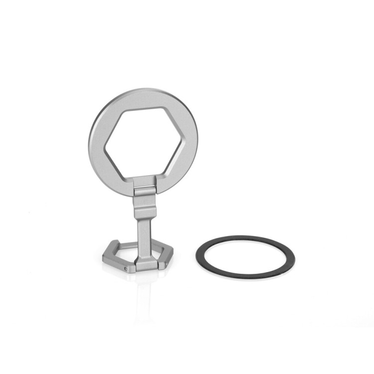 Lampa - Βάση Στήριξης / Ring Holder Κινητού Magnetic Stand Essentials Line Μαγνητική με Αυτοκόλλητη Βάση και Διάμετρο 60mm - 1 Τεμ. (L3867.6)