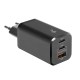 ΦΟΡΤΙΣΤΗΣ ΜΕ ΟΙΚΙΑΚΗ ΠΡΙΖΑ HOME ROCKET 65W 100/230V 65W ΜΕ 3 ΘΥΡΕΣ USB (USB-A+USB-Cx2) QUICK CHARGE LAMPA - 1 ΤΕΜ.