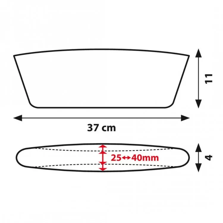 ΘΗΚΕΣ-ΤΣΕΠΕΣ ΚΑΘΙΣΜΑΤΩΝ GAP-FILLER PREMIUM ΔΕΡΜΑΤΙΝΗ 11x37cm - 2ΤΕΜ.