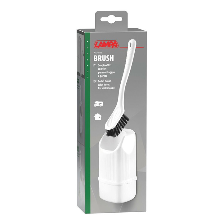 Lampa - Πιγκάλ Καθαρισμού Λεκάνης Πλαστικό Toilet Brush σε Λευκό Χρώμα με Διαστάσεις 79x68x160 mm - 1 Τεμ. (L4070.5) Lampa - Πιγκάλ Καθαρισμού Λεκάνης Πλαστικό Toilet Brush σε Λευκό Χρώμα με Διαστάσεις 79x68x160 mm - 1 Τεμ. (L4070.5)