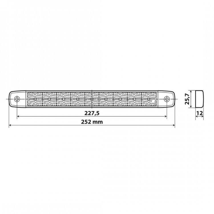 ΦΩΣ ΟΓΚΟΥ 9/32V ILLUMI ΜΕ 9 SMD LED 2 ΧΡΗΣΕΙΣ ΘΕΣΕΩΣ/STOP (ΚΟΚΚΙΝΟ/ΑΔΙΑΒΡΟΧΟ) - 1 ΤΕΜ.