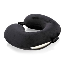 ΜΑΞΙΛΑΡΙ ΤΑΞΙΔΙΟΥ ΑΥΧΕΝΑ MEMORY FOAM ΜΑΥΡΟ MEMORY-WRAP LAMPA - 1 ΤΕΜ.