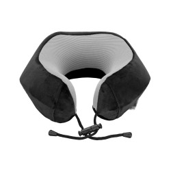 ΜΑΞΙΛΑΡΙ ΤΑΞΙΔΙΟΥ ΑΥΧΕΝΑ ΕΡΓΟΝΟΜΙΚΟ MEMORY FOAM ΜΑΥΡΟ/ΓΚΡΙ NECK-LUXE LAMPA - 1 ΤΕΜ.