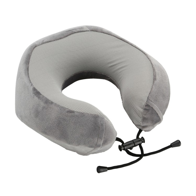 ΜΑΞΙΛΑΡΙ ΤΑΞΙΔΙΟΥ ΑΥΧΕΝΑ ΕΡΓΟΝΟΜΙΚΟ MEMORY FOAM ΓΚΡΙ NECK-LUXE LAMPA - 1 ΤΕΜ.