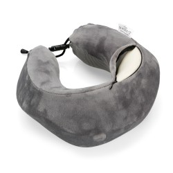 ΜΑΞΙΛΑΡΙ ΤΑΞΙΔΙΟΥ ΑΥΧΕΝΑ ΕΡΓΟΝΟΜΙΚΟ MEMORY FOAM ΓΚΡΙ NECK-LUXE LAMPA - 1 ΤΕΜ.