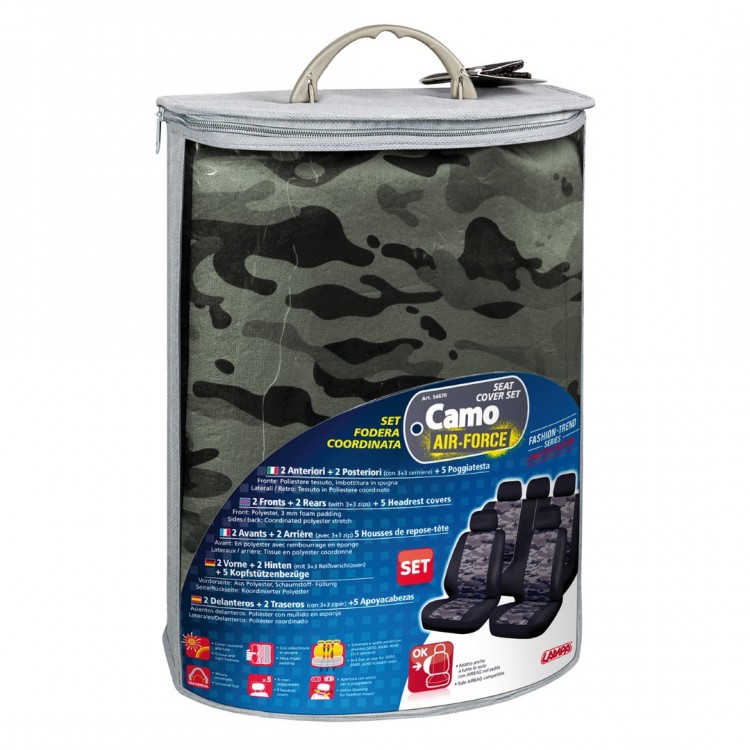 ΚΑΛΥΜΜΑΤΑ ΚΑΘΙΣΜΑΤΩΝ CAMO AIR-FORCE ΠΑΡΑΛΛΑΓΗΣ (ΣΕΤ) - 4 ΤΕΜ. ΚΑΛΥΜΜΑΤΑ ΚΑΘΙΣΜΑΤΩΝ CAMO AIR-FORCE ΠΑΡΑΛΛΑΓΗΣ (ΣΕΤ) - 4 ΤΕΜ.