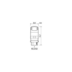 P27W 12V W2,5x16d 630/380lm 6.500K ΔΙΠΛΗΣ ΠΟΛΙΚΟΤΗΤΑΣ LED CAN-BUS ULTRA-LUMEN SERIES 2ΤΕΜ.