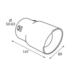 ΑΚΡΟ ΕΞΑΤΜΙΣΗΣ TS-50 Φ 50-63mm ΑΚΡΟ ΕΞΑΤΜΙΣΗΣ TS-50 Φ 50-63mm