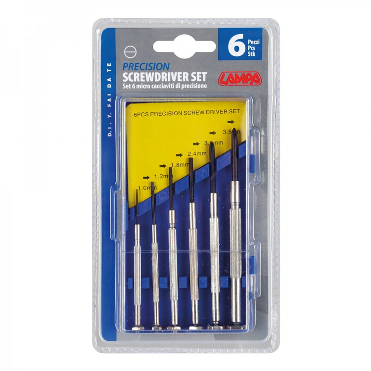 ΚΑΤΣΑΒΙΔΙΑ ΑΚΡΙΒΕΙΑΣ(+/-) 1,0/1,2/1,8/2,4/3,0/3,5mm ΣΕ ΚΑΣΕΤΙΝΑ ΠΛΑΣΤΙΚΗ LAMPA - ΣΕΤ 6 ΤΕΜΑΧΙΩΝ ΚΑΤΣΑΒΙΔΙΑ ΑΚΡΙΒΕΙΑΣ(+/-) 1,0/1,2/1,8/2,4/3,0/3,5mm ΣΕ ΚΑΣΕΤΙΝΑ ΠΛΑΣΤΙΚΗ LAMPA - ΣΕΤ 6 ΤΕΜΑΧΙΩΝ
